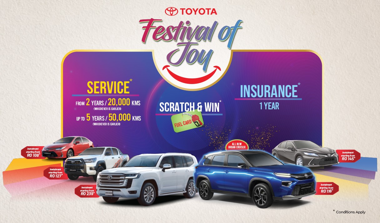 Toyota’s Festival of Joy Campaign with Exclusive Benefits