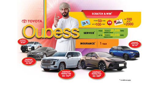 Scratch & Win Prizes, Attractive Instalments & More with Toyota Oubess Campaign
